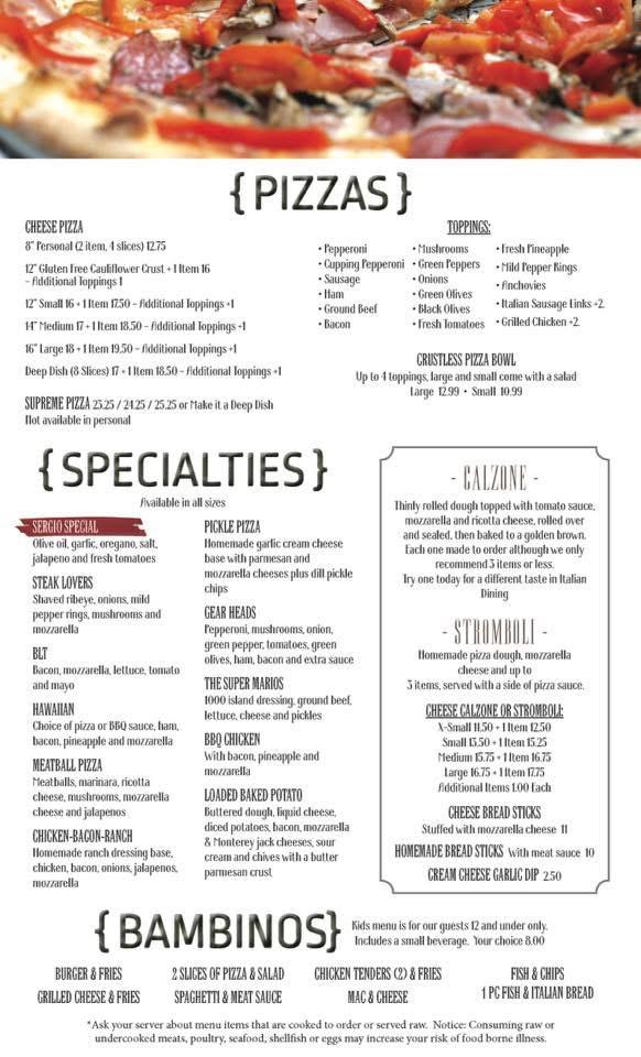 Mario's Restaurant & Pizzeria