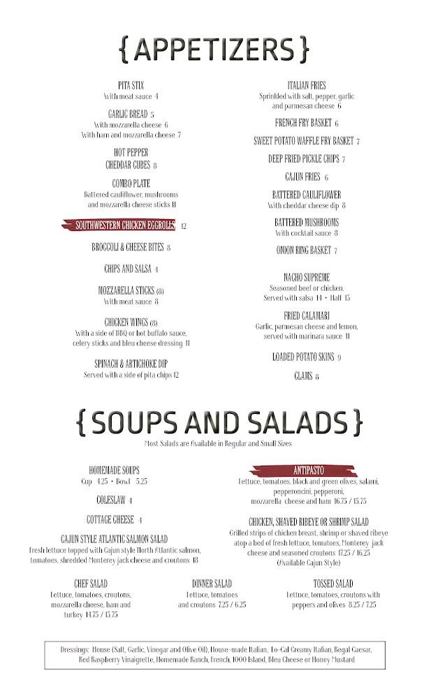 Mario's Restaurant & Pizzeria Menu image 3